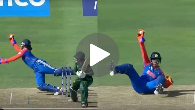 [Watch] Richa Ghosh's Stunning One-Handed Catch Sends Pakistan Captain Packing